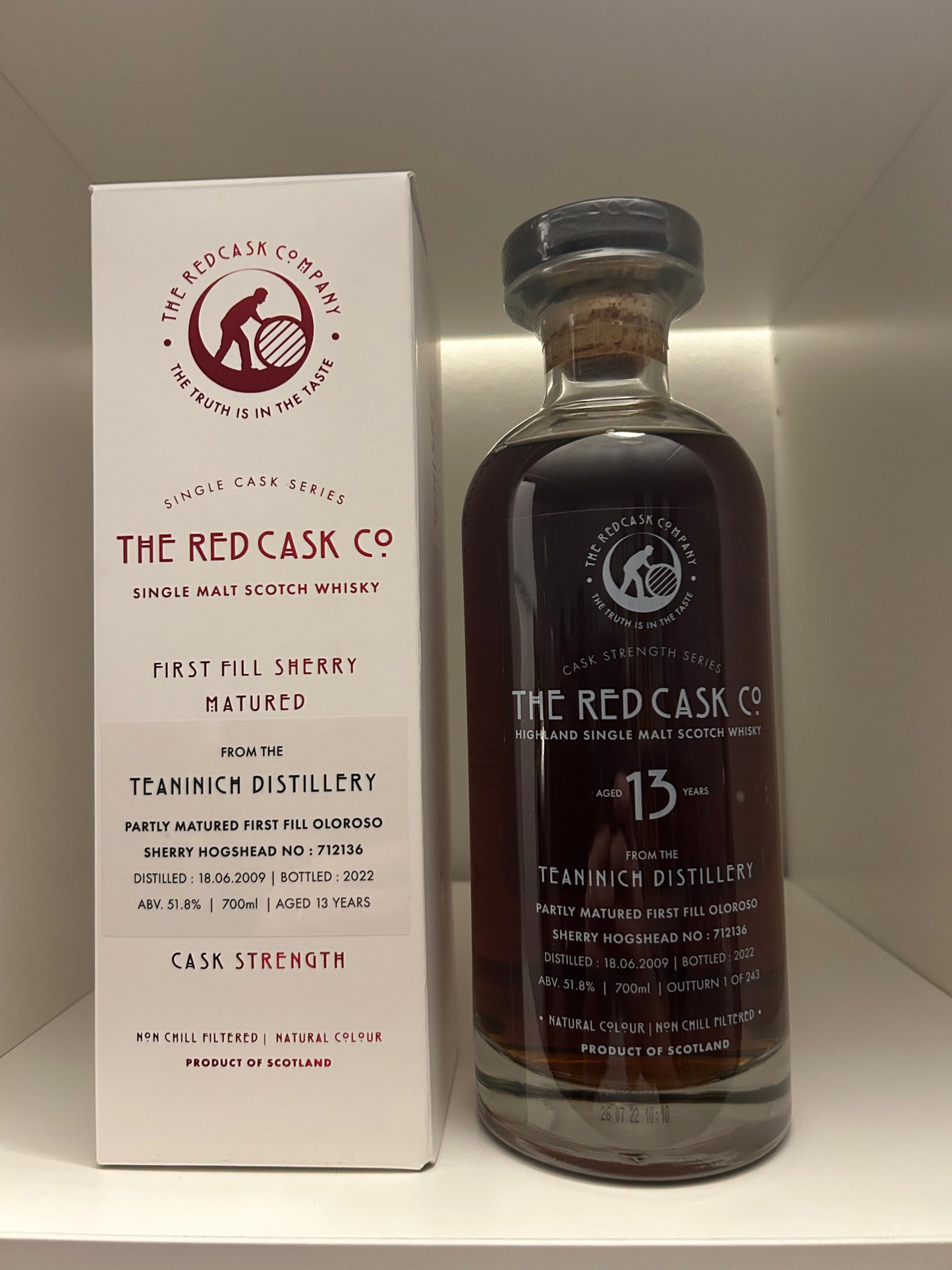 Teaninich 13 år 51,8% Red Cask