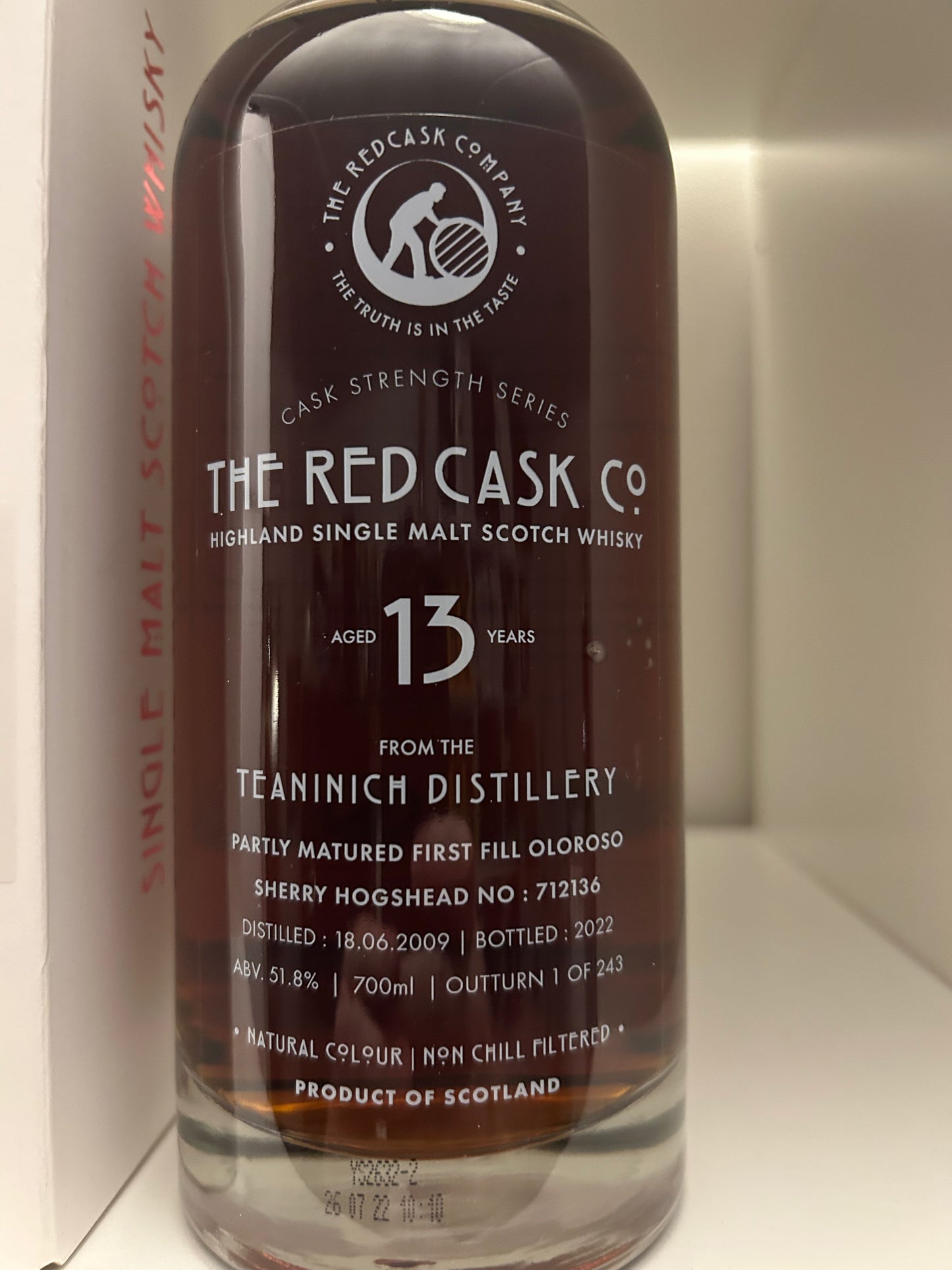 Teaninich 13 år 51,8% Red Cask