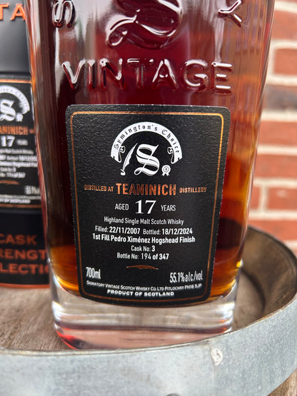 Teaninich 17 år 55,1% Symingtons Choice Signatory