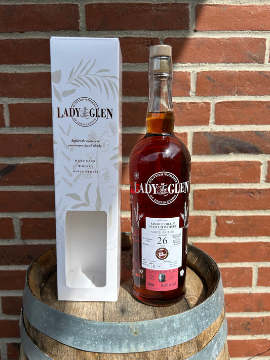 North British 1998 26 år 56,5% grain Lady of the Glen