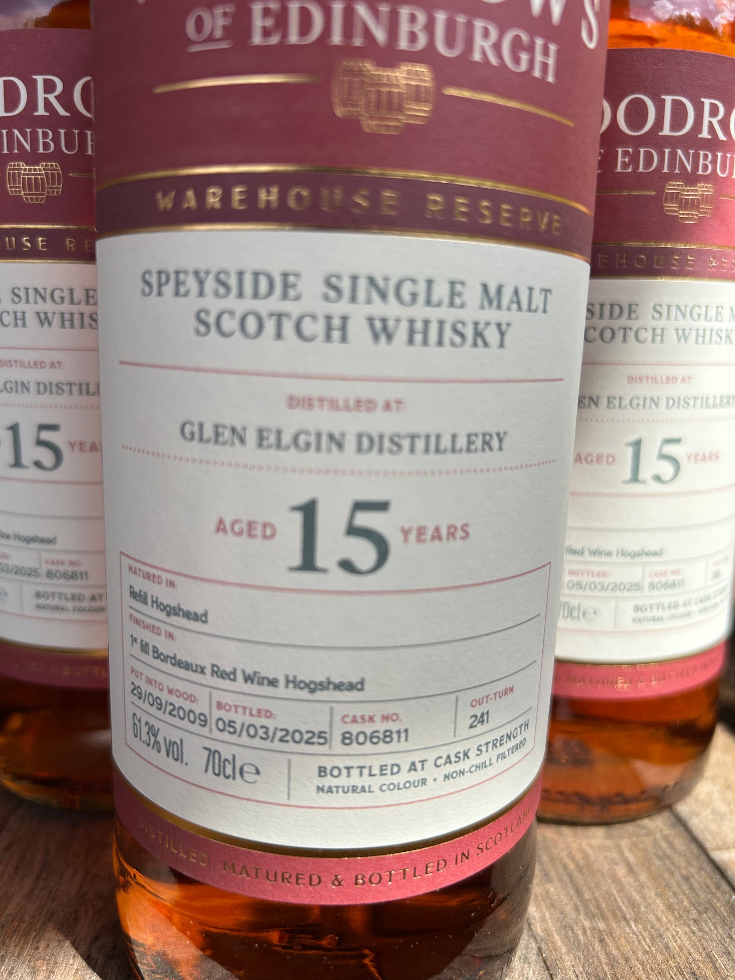 Glen Elgin 2009 15 år 61,3% Woodrow´s