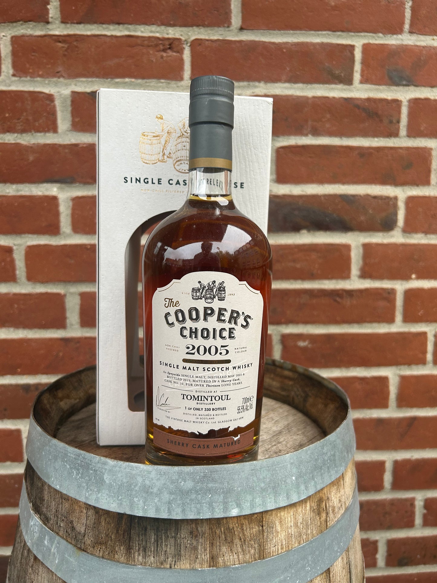 Tomintoul 2005 13 år 55,5% Sherry Cask  Cooper's Choice