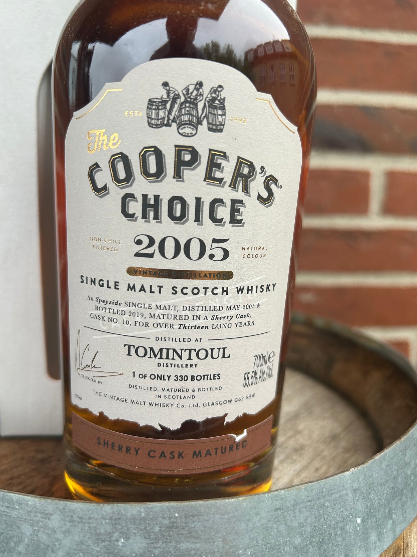 Tomintoul 2005 13 år 55,5% Sherry Cask  Cooper's Choice