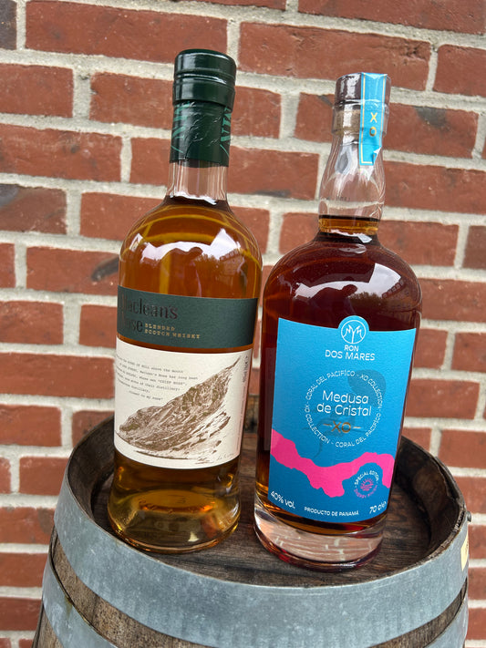 Sommersæt Maclean´s Nose og Ron Dos Mares Medusa de Cristal XO samlet.