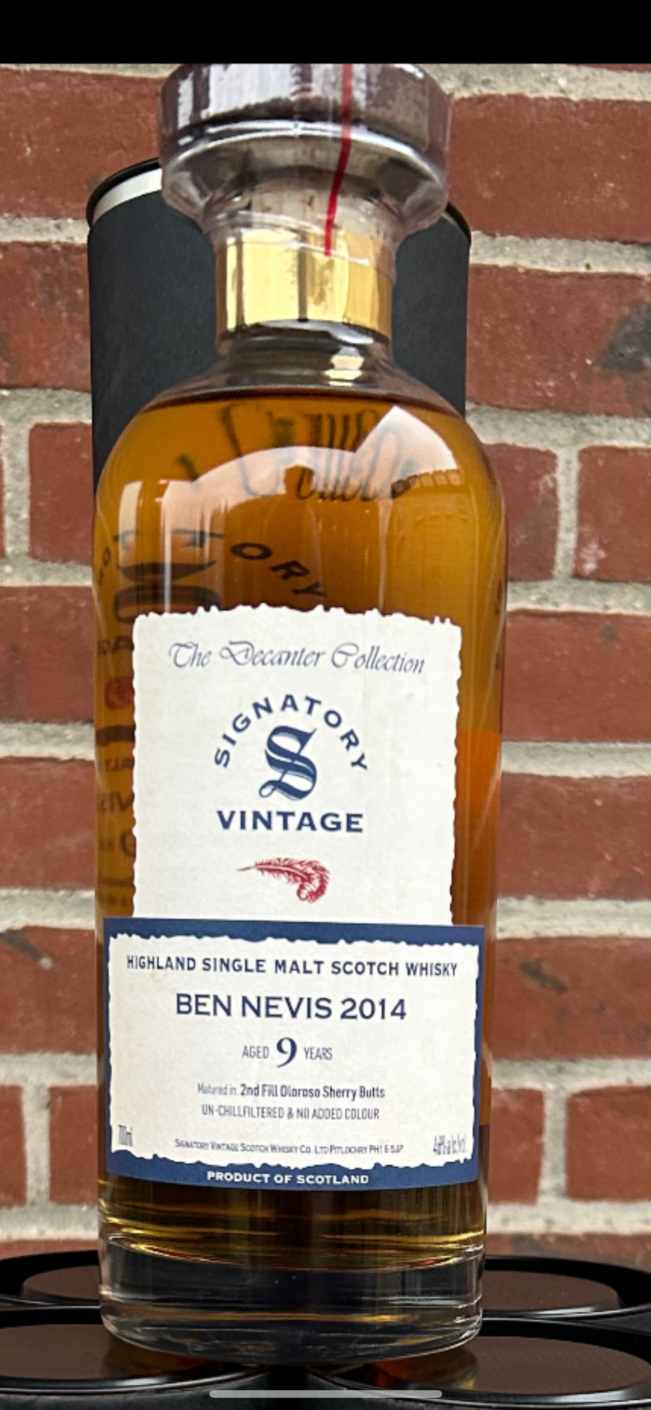 Decanter sæt Bunnahabhain (Staoisha) 2013 11 år 46% & Ben Nevis 2014 9 år 46% Ibisco  Signatory