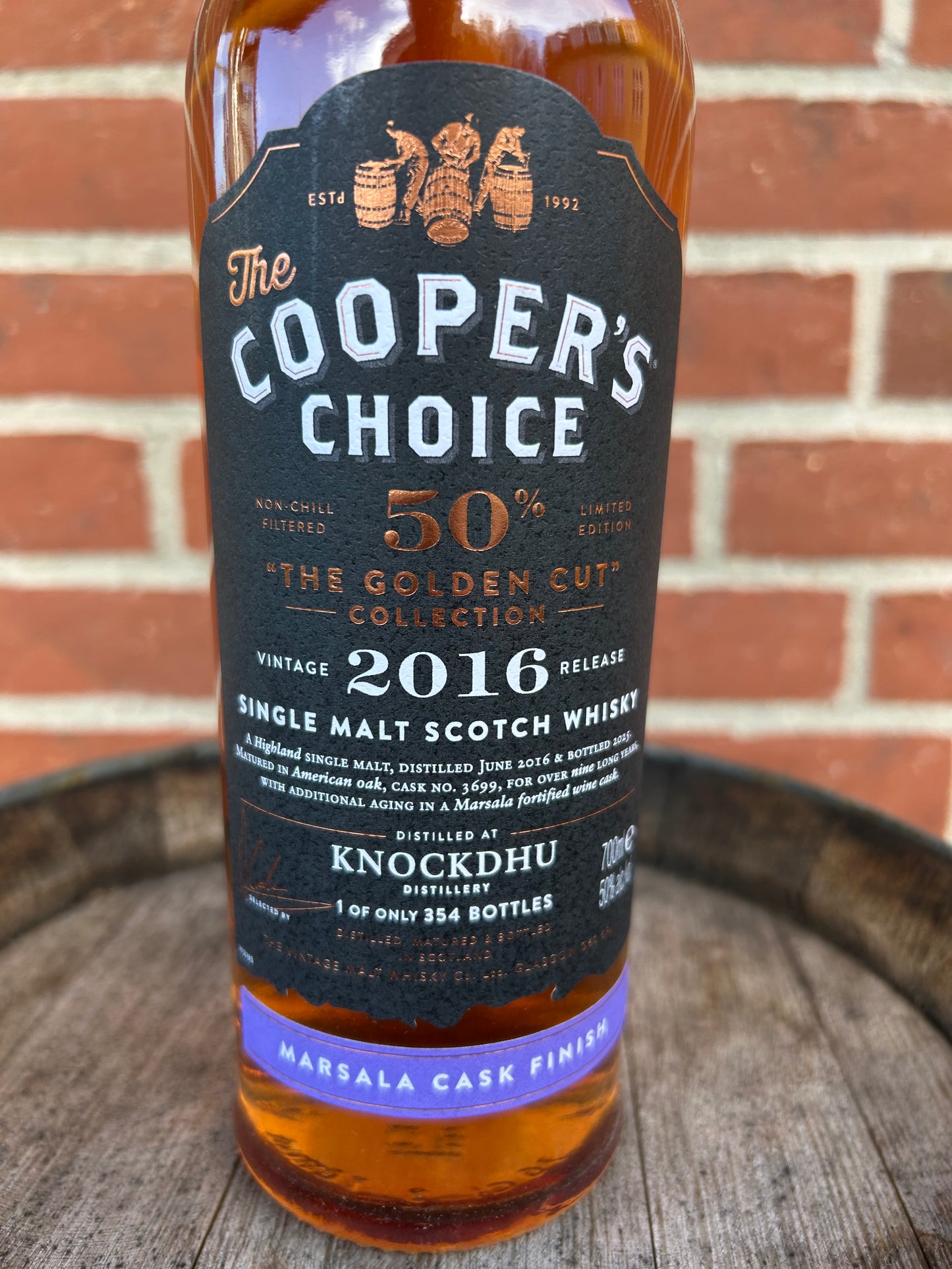 Knockdhu 2016 9 år 50% Coopers´s Choice
