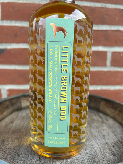 Dailuaine 2009 16 år 55,9% ex Peaty Islay cask  Little Brown Dog