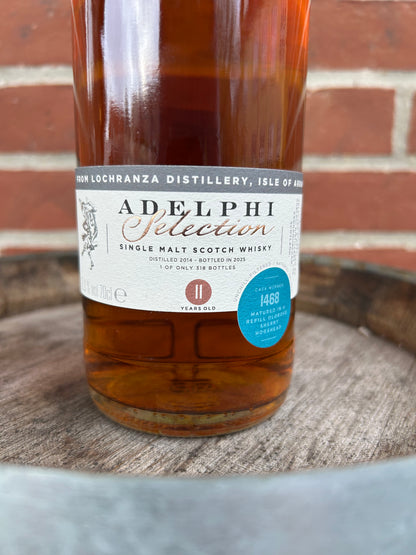 Lochranza (Arran) 2014 11 år 57,6% sherry Adelphi