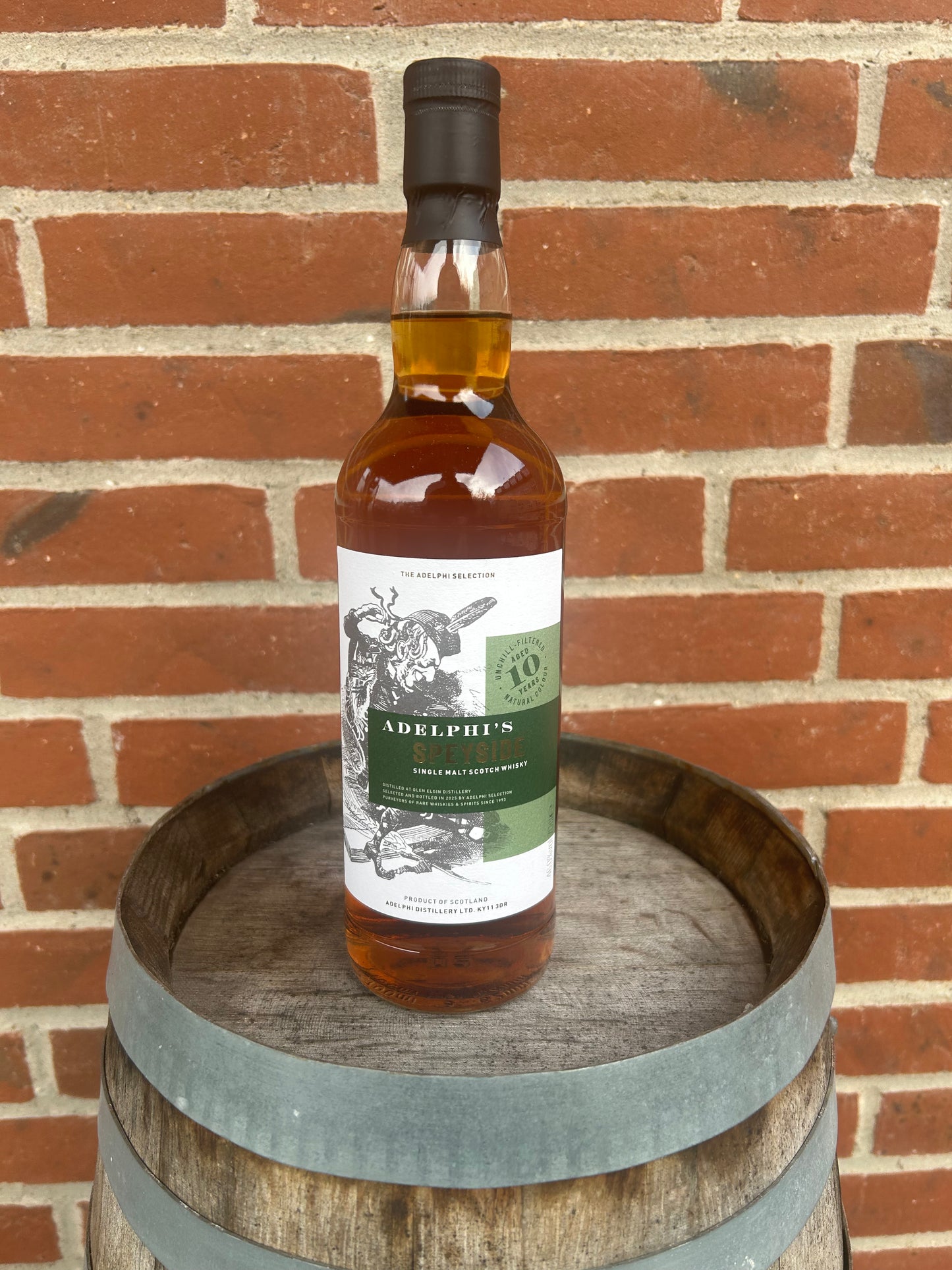 Adelphi's Speyside Single Malt 46.0% 10 år (Glen Elgin) Refill Sherry &amp; Bourbon&nbsp;