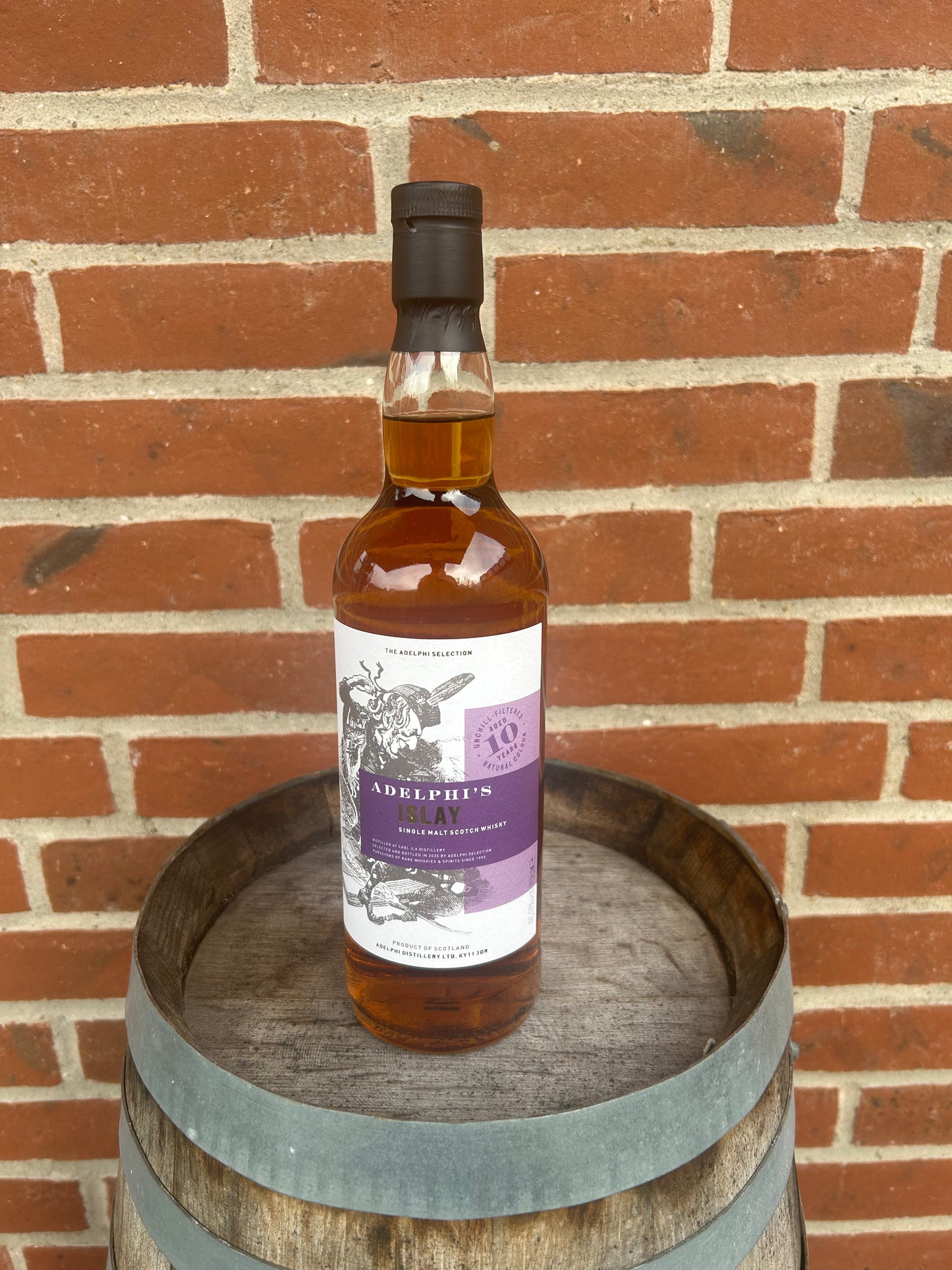 Adelphi's Islay Single Malt 46.0% 10 år (Caol Ila) First Fill Sherry & Bourbon