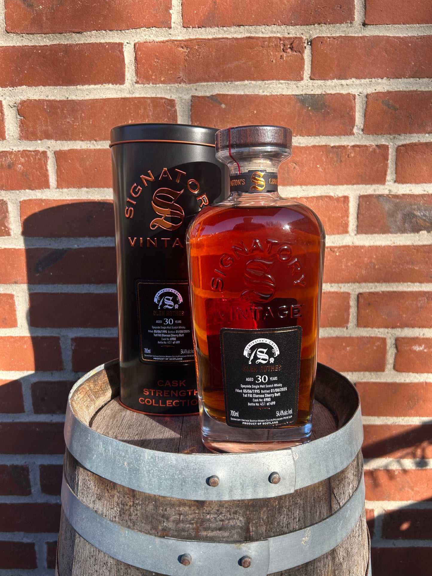 Glen Rothes 1995 30 år 54,4% Signatory Symingston`s Choice