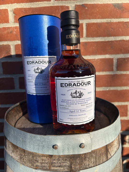 Edradour 2015 10 år 46% small batch 200th Anniversary 1825-2025