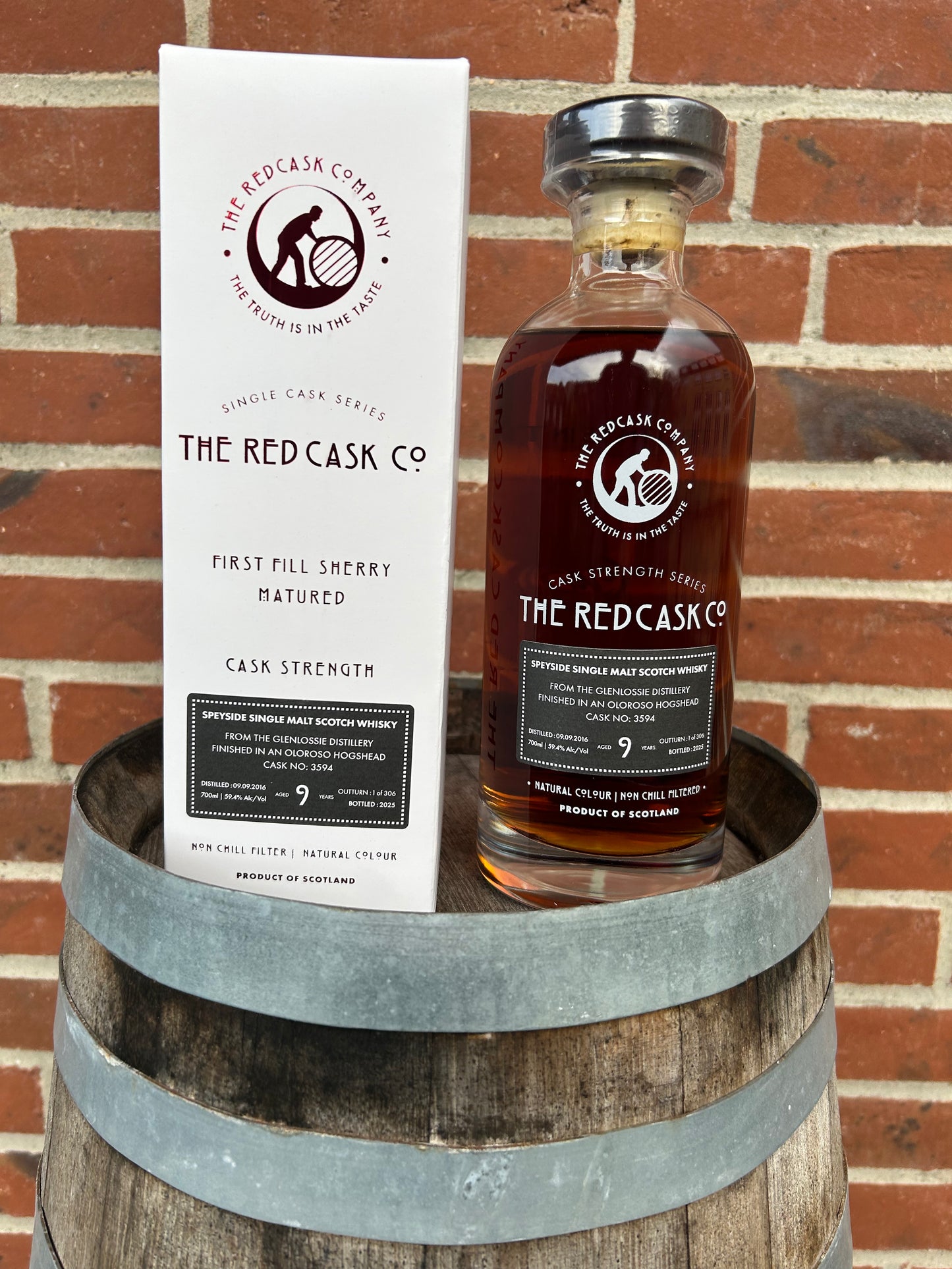 Glenlossie 2016 9 år 59,4% The Red Cask Co.