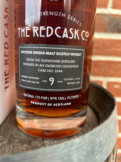 Glenlossie 2016 9 år 59,4% The Red Cask Co.