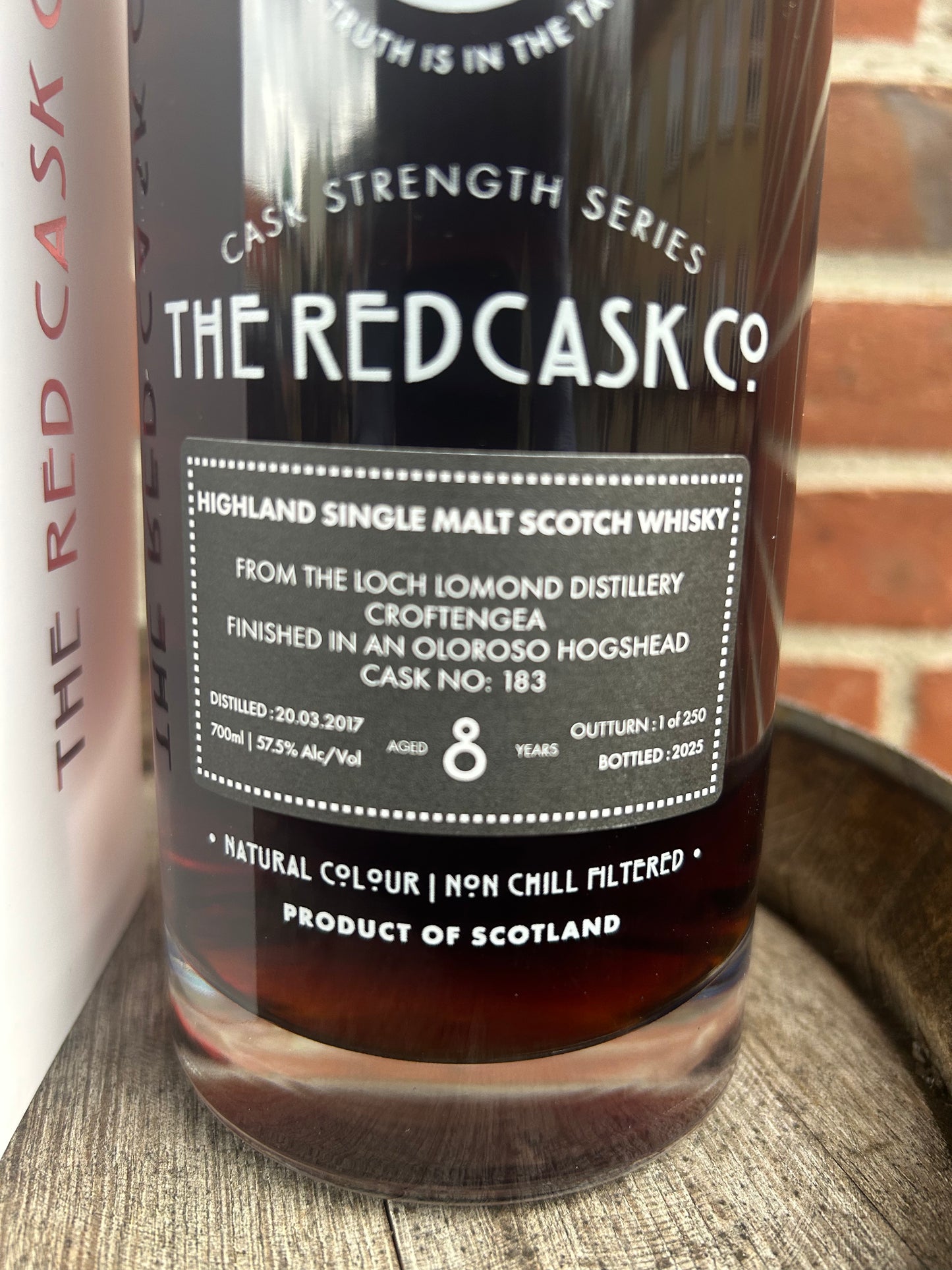 Loch Lomond 2017 8 år 57,5% Croftengea The Red Cask Co.