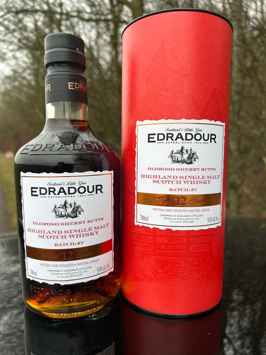 Edradour 12 år 59% Batch 7  Cask Strength