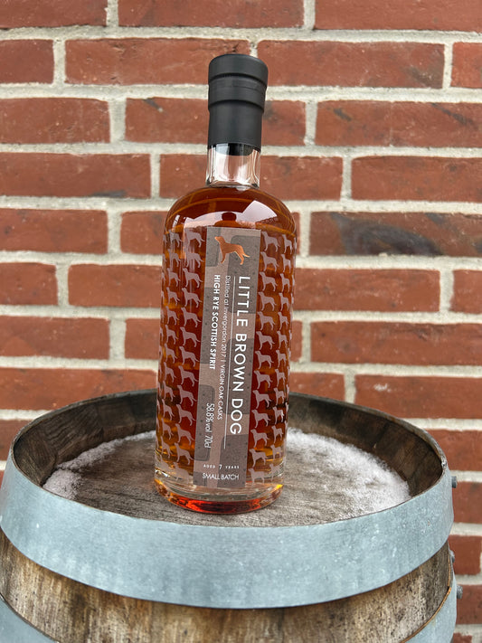 Invergordon 2017 7 år 58,5% High Rye Scottish Spirit Little Brown Dog