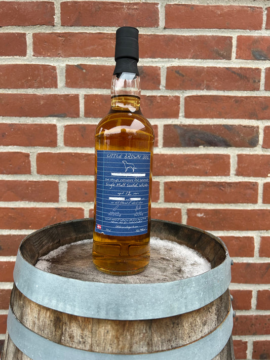 Aberdeenshire Single Malt Whisky 12 år 56,7% Cask Strength Eksklusivt til Danmark Little Brown Dog