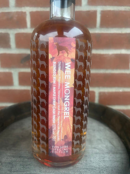 Wee Mongrel Rum 8 år Maple Syrup cask finish 50% Little Brown Dog