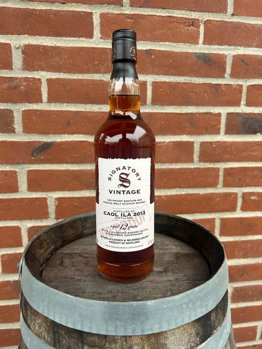 Caol Ila 2013 12 år 57,1% #65 100 Proof Signatory