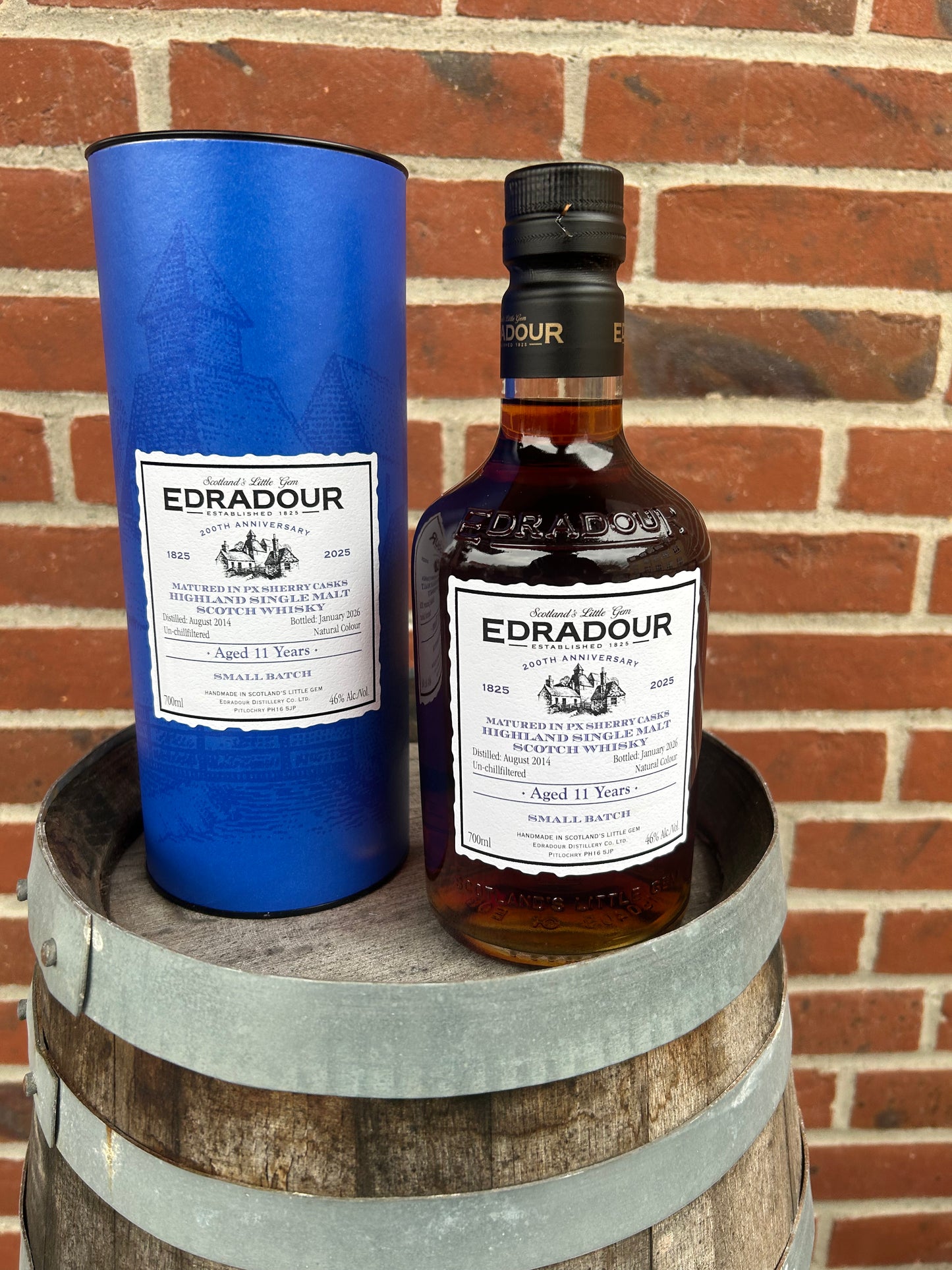 Edradour 2014 11 år 46% 200th Anniversary