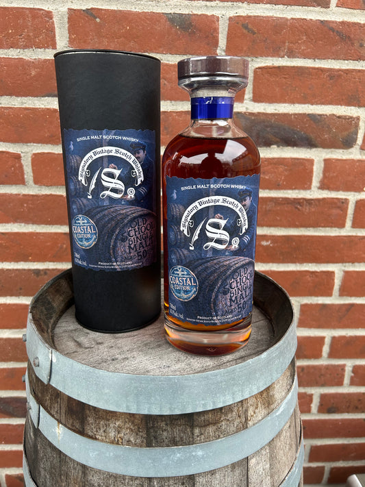 Old School Single Malt 50 år 43,1% - Coastal Edition (Signatory)