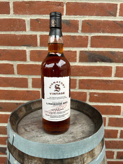 Linkwood 2011 14 år 57,1% #72 100 Proof Signatory