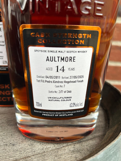 Aultmore 14 år 62% Signatory