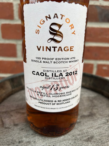 Caol Ila 2012 13 år 57,1% #70 100 Proff Signatory
