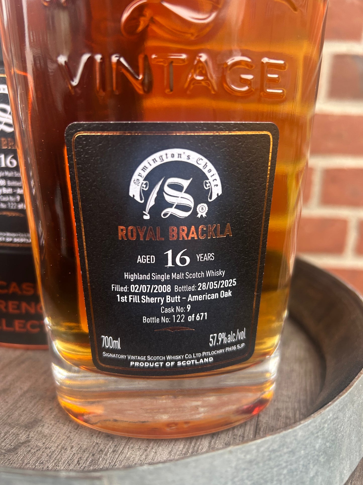 Royal Brackla 16 år 58,2% Signatory Symington`s Choice