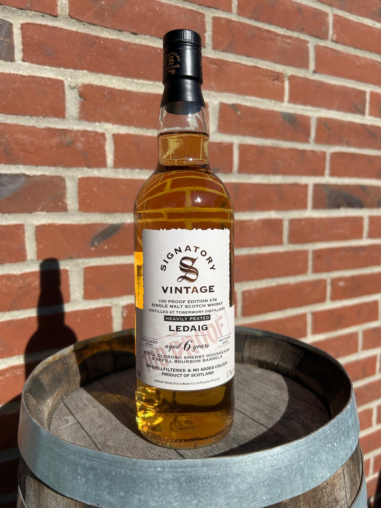 Ledaig 2020 6 år 57,1% #76 100 Proff SIgnatory
