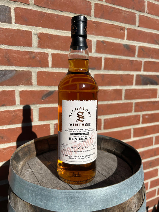 Ben Nevis 2019 7 år 57,1% # 75 100 Proof Signatory