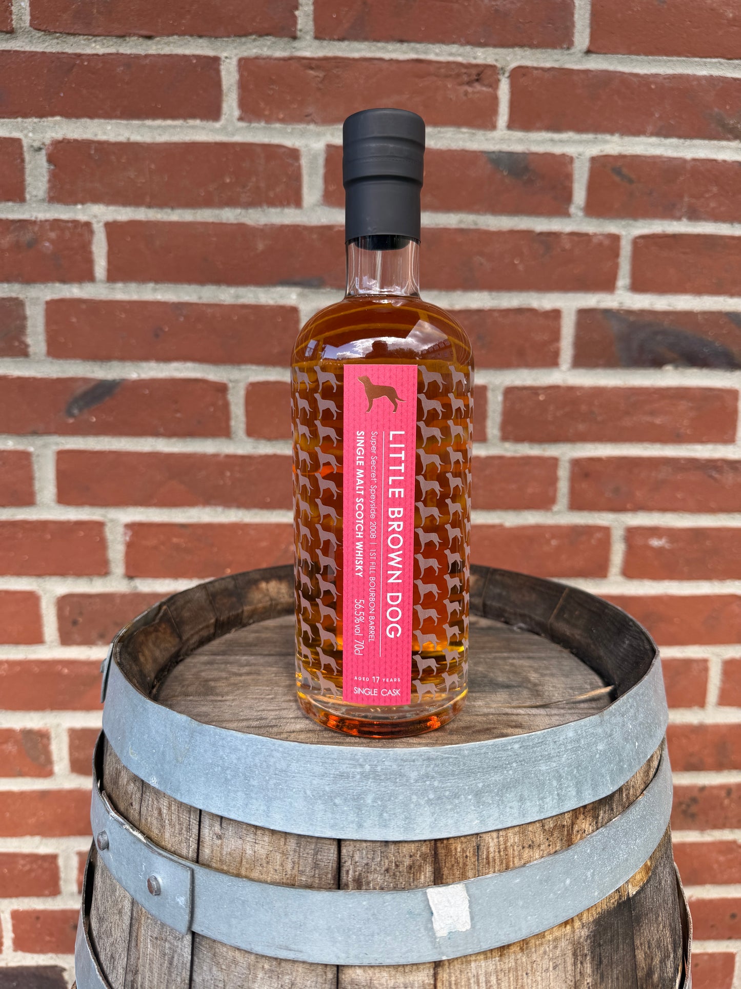 Super Secret Speyside 2008 17 år 56,5%Little Brown Dog