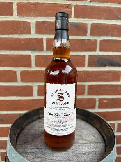 Craigellachie 2011  15 år 57,1% 100 Proof Edition #81 Signatory