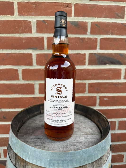 Glen Elgin 2011  14 år  57,1%  100 Proof Edition #82 Signatory