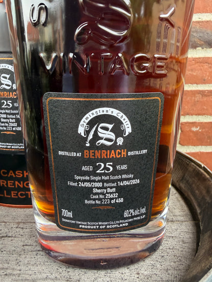 Benriach 2000 25 år 60,2 % #25632 Symington's Choice Signatory