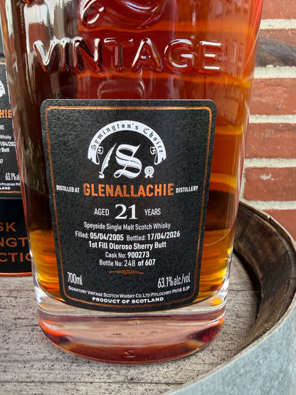 GlenAllachie 2005 21 år 63,1%  #900273 Symington's Choice Signatory