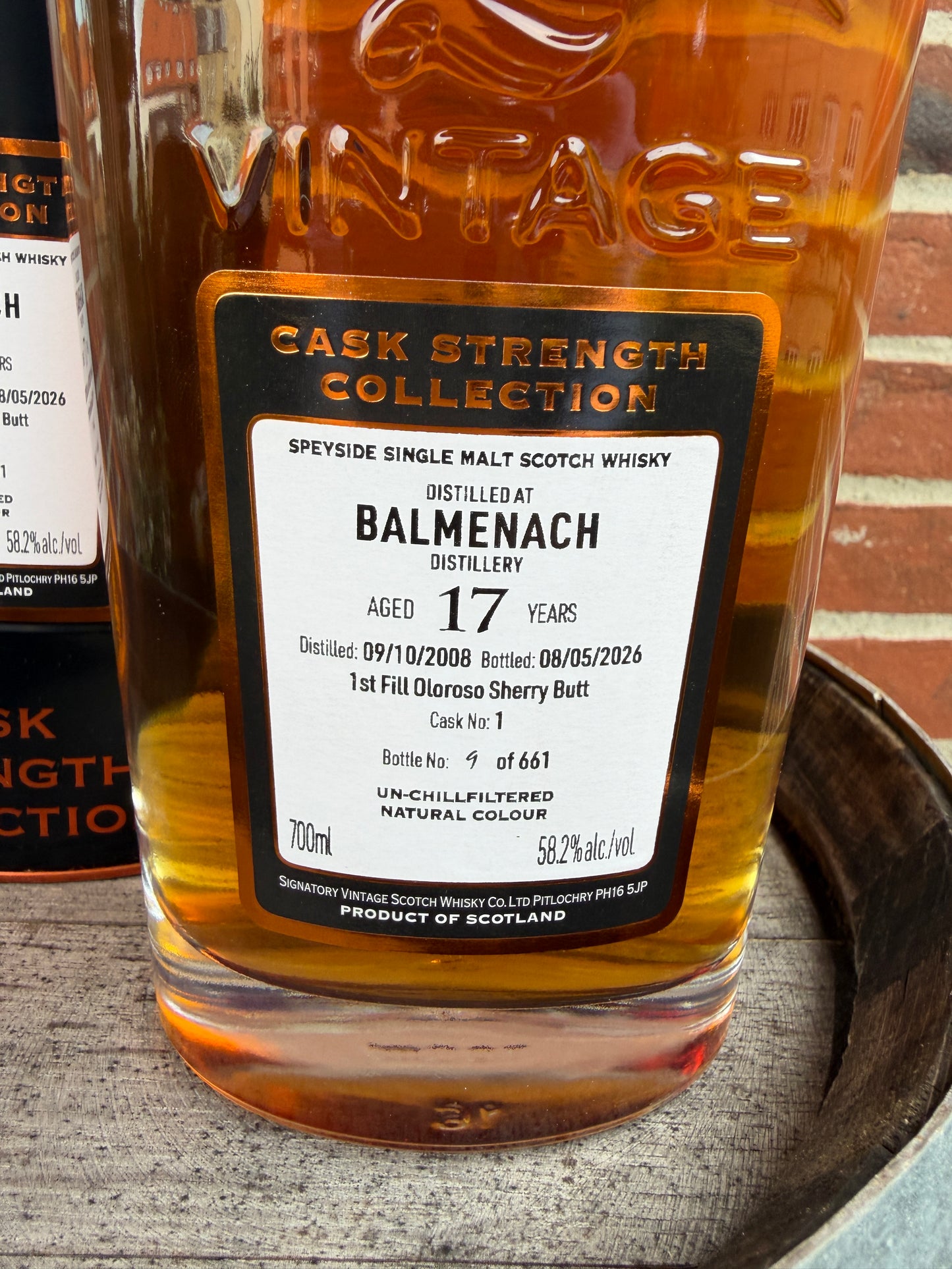 Balmenach 2008 17 år #1  58,2% Decanter Signatory