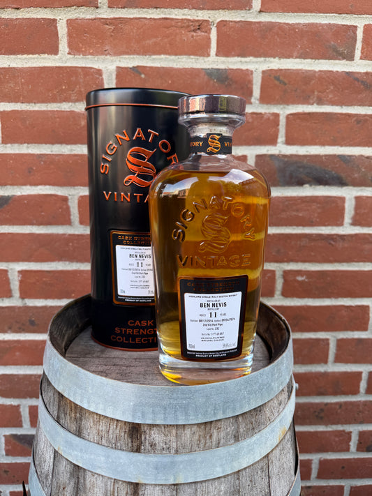 Ben Nevis 2014  11 år 59,6% – Cask #232 Decanter Signatory