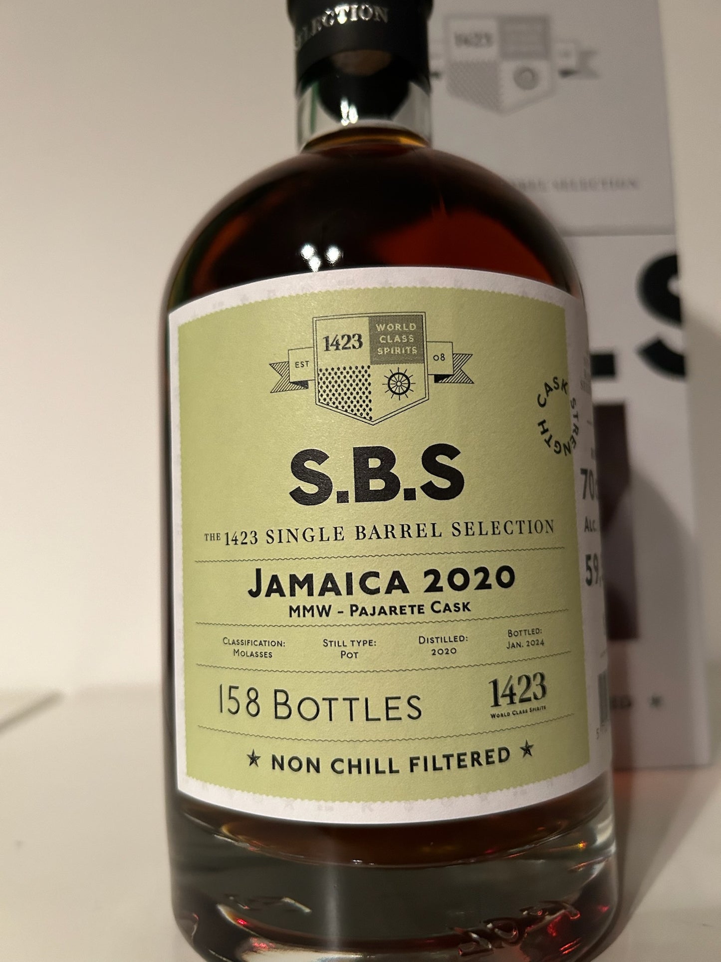 S.B.S. Jamaica 2020 4 år. 59,5% MMW