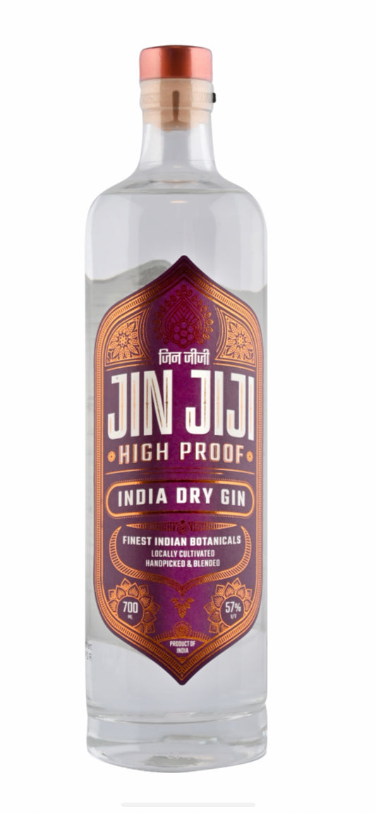 Jin Jiji High Proof 57% India dry gin.